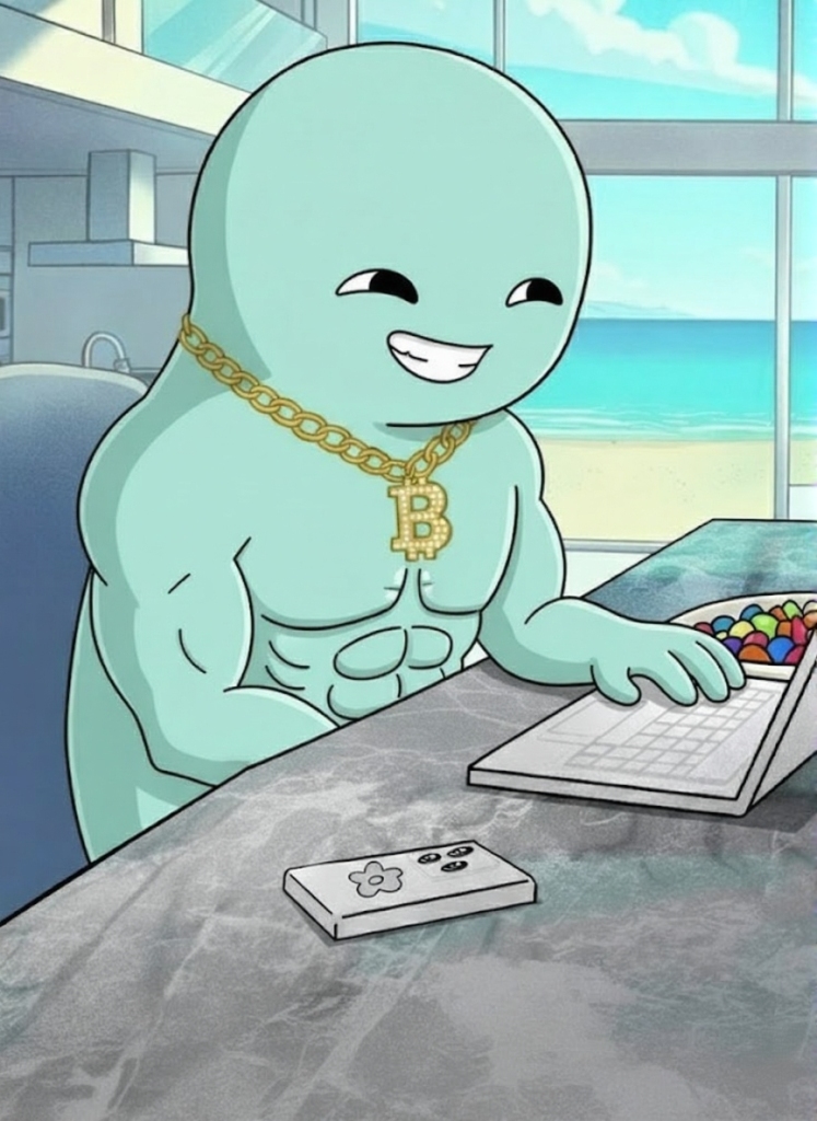 Brad staring at red candles with someone special